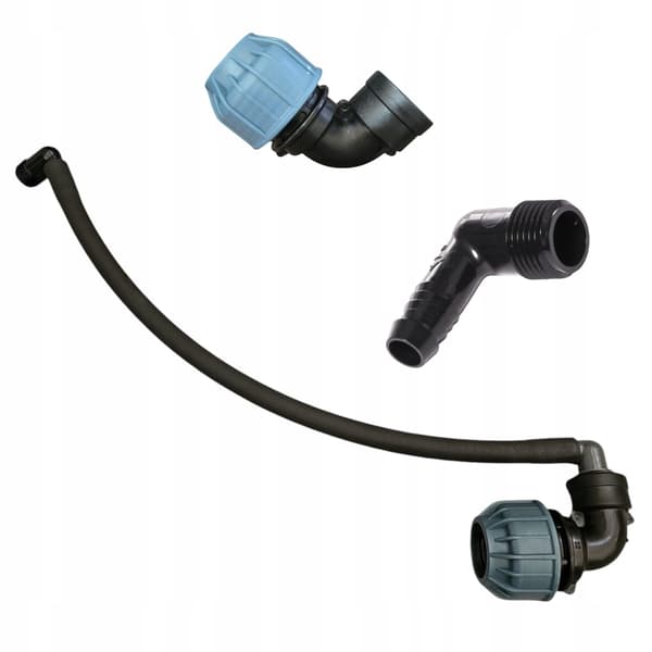 Sprinklerin joustava liitin 1/2" ja mutka 32