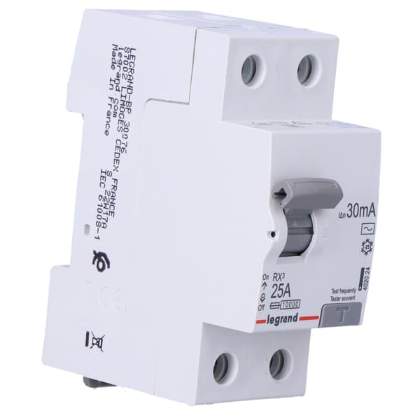 RX3 2P 25A 30MA AC-typ differentialbrytare