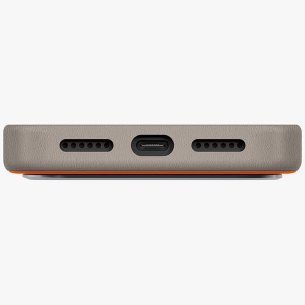 UNIQ Lyden DS MagSafe-etui til iPhone 17 Pro Max, orange/grå