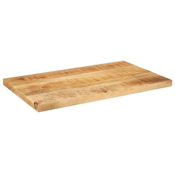 vidaXL bordplade 40x20x2,5 cm rektangulær ru mangotræ