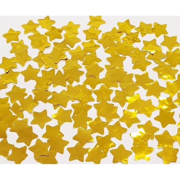 Konfetti stjerner guld 20g