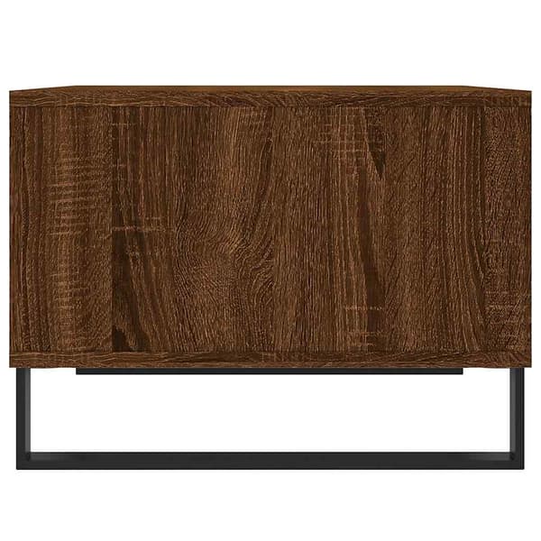 vidaXL sofabord brunt egetræ 60x50x36,5 cm
