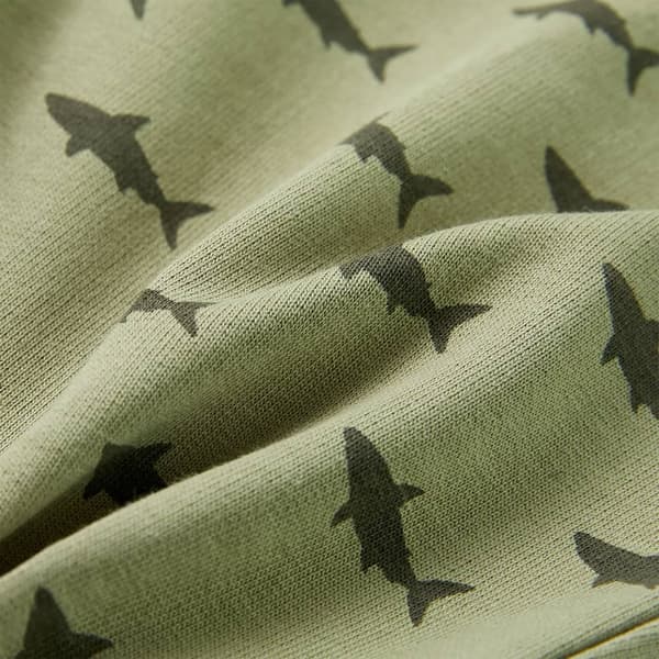 Børneshorts med snøre, lys khaki, 116
