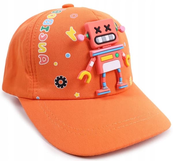 ROBOT 3D ORANGE BASEBALLCAP YO! 50/54 Ł031 mio