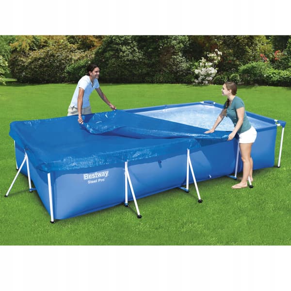 Overdækning 221 x 150 cm til Bestway 58103 rammepool