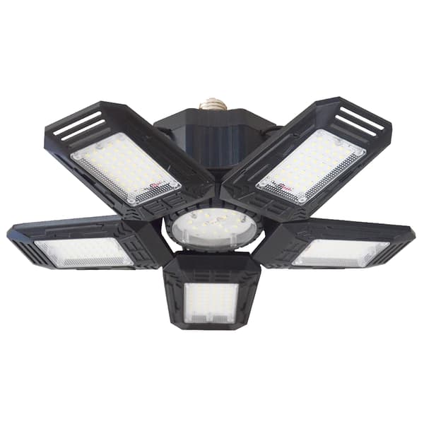 LED-værkstedslampe, foldbar, 55W, kold hvid
