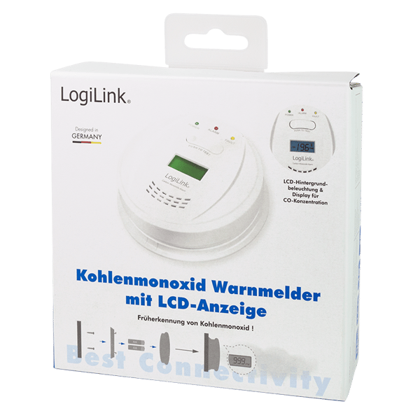Logilink Kuliltedetektor med LCD-display 85 dB