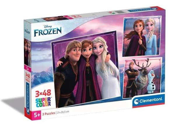 Palapeli 3x48 Super Color Frozen