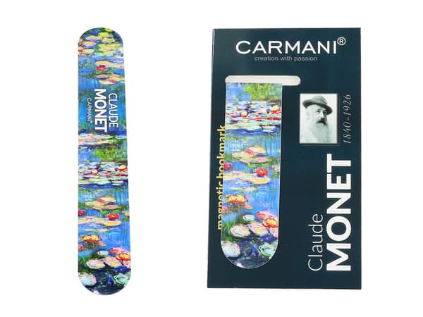 Magnetisk bogmærke - C. Monet, Åkander (CARMANI)