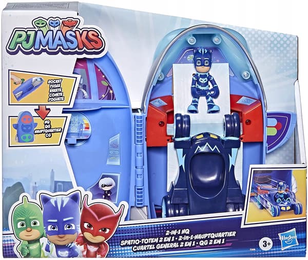 Hasbro PJ Masks Base Catboy Fordon 2-i-1