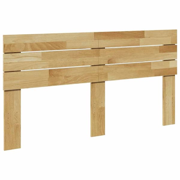 vidaXL sengegavl 150 cm massivt egetræ
