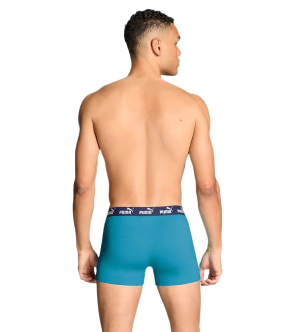 Puma Miesten Elements Basic Boxer 2-Pack Sininen/Kombi [701232894 002] koko XL