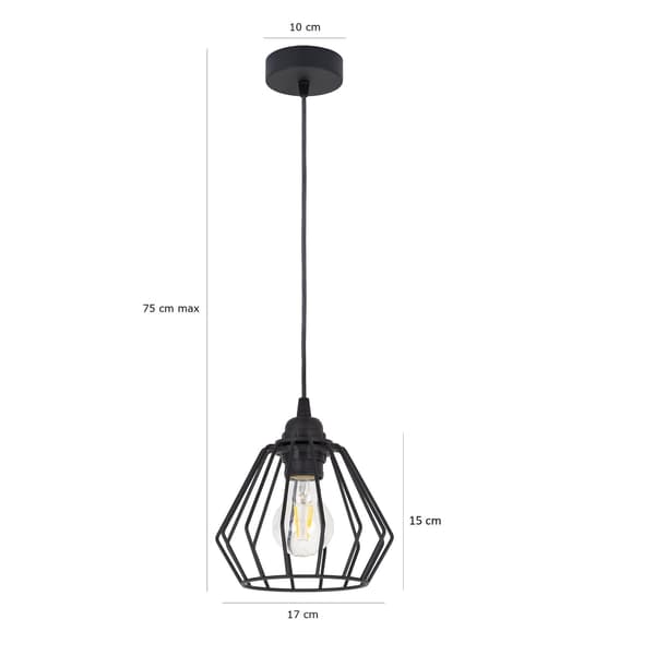 Tornado LF1 lampa svart