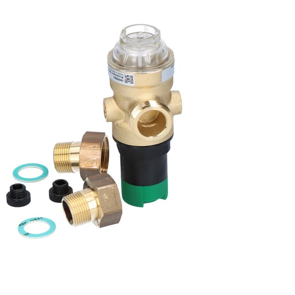 Tryckregulator, med kopplingar, 3/4 tum