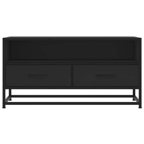 vidaXL TV-bord, sort, 80x34,5x40 cm