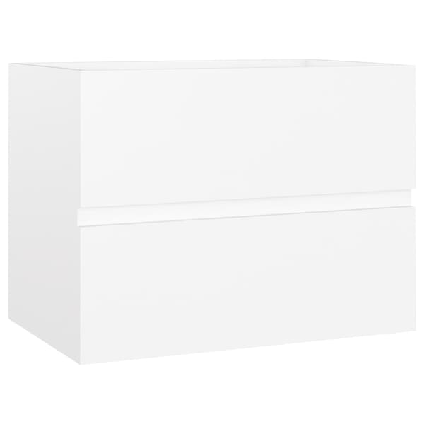 vidaXL håndvaskskab hvid 60x38,5x45 cm spånplade