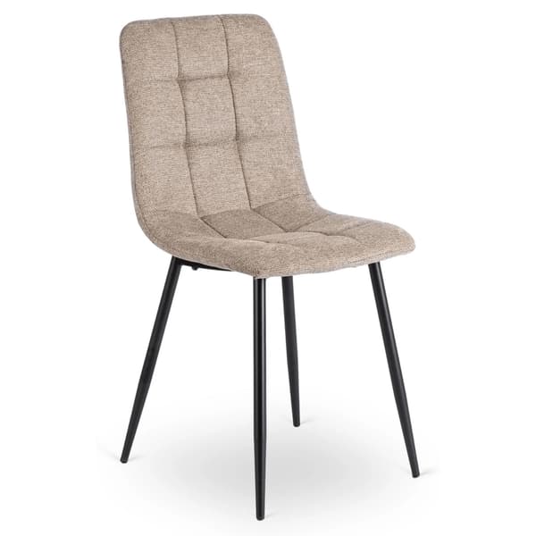 Polstret spisebordsstol PERU 2 Beige Moderne Loft