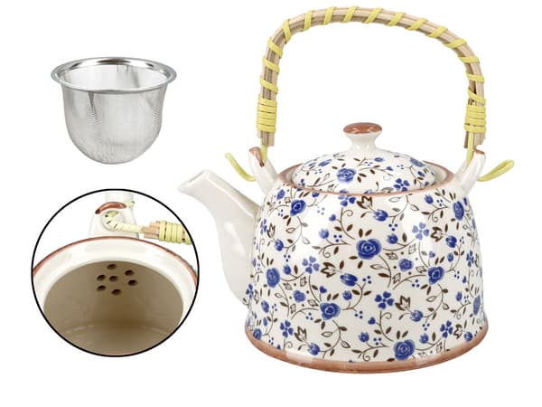 Keramisk elkedel med infuser
