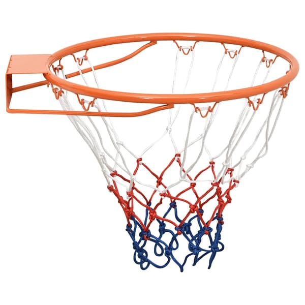 vidaXL Basketkorg orange 39 cm stål