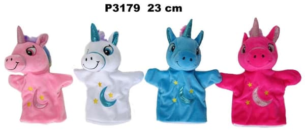 Enhjørningsdukke 23 cm MIX