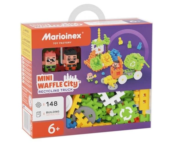 Mini Waffle City 148 delar sopbil