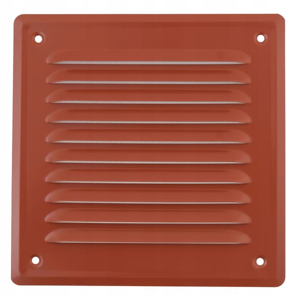 Malet metalgitter 14x14 skruet BRICK