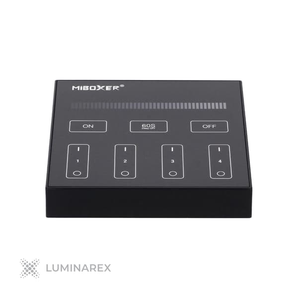 MiBoxer B1B touch-lysdæmper (4 zoner, MONO) - sort