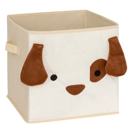 Tekstilkurv til legetøj Hund 29x29cm