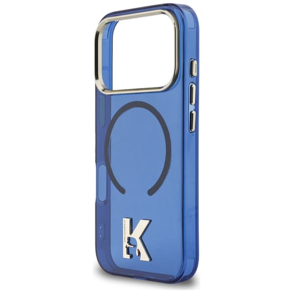 Karl Lagerfeld IML K Head Logo MagSafe-etui til iPhone 17 Pro Max, blå