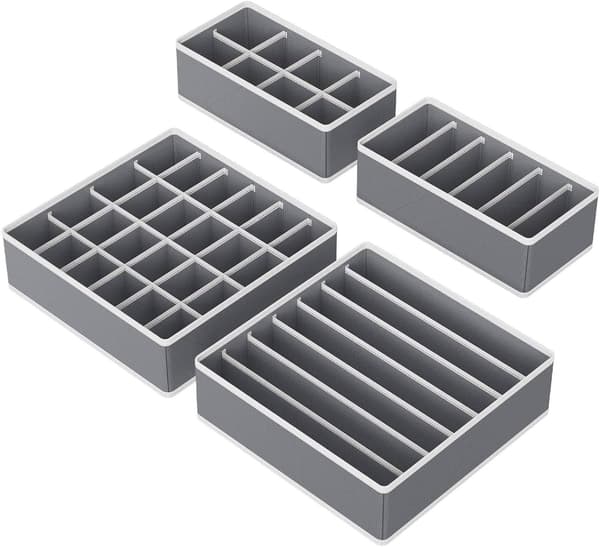 Garderobeskuffeorganisator 4 stk.