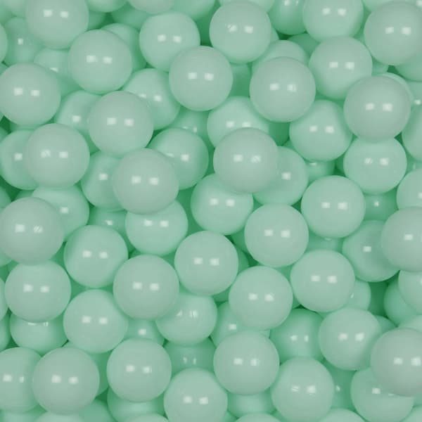 Lelupallot ø7cm 50kpl vaalea minttu