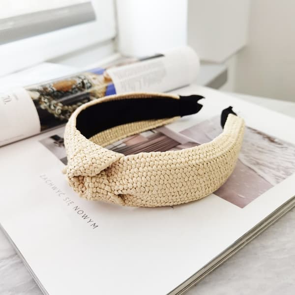 Flätad turban i rotting O286K