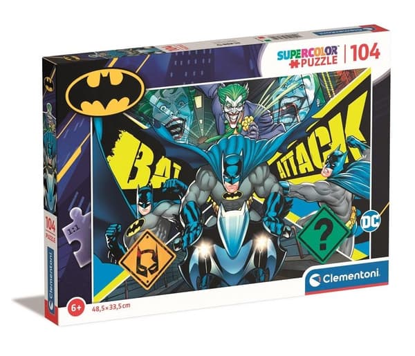 Puslespil 104 Super Farve Batman