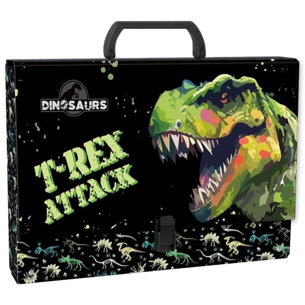 Hård väska med handtag Dinosaur 20 DERFORM