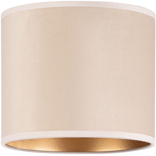 Tornado ASBZ lampe, beige og guld fløjl