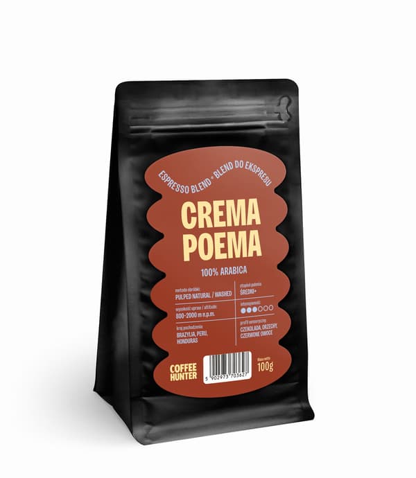 Crema Blend-prøve 100 g. KAFFEBØNNER