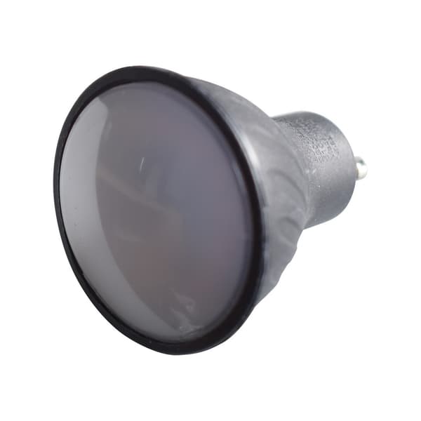 Sort 6W GU10 LED-pære neutral