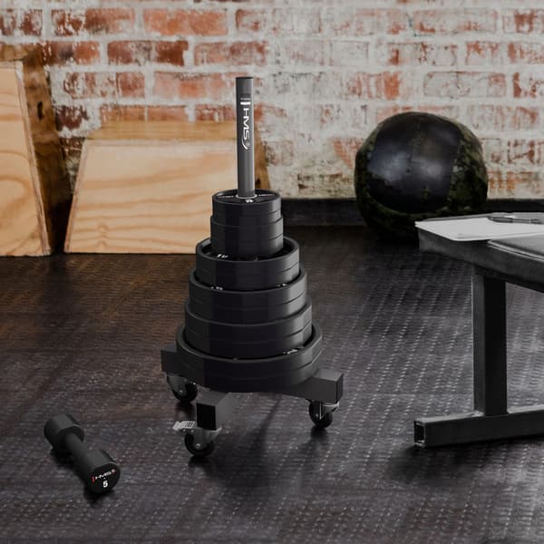 Polyuretan olympisk plade 5 kg TPC05 CPU HMS