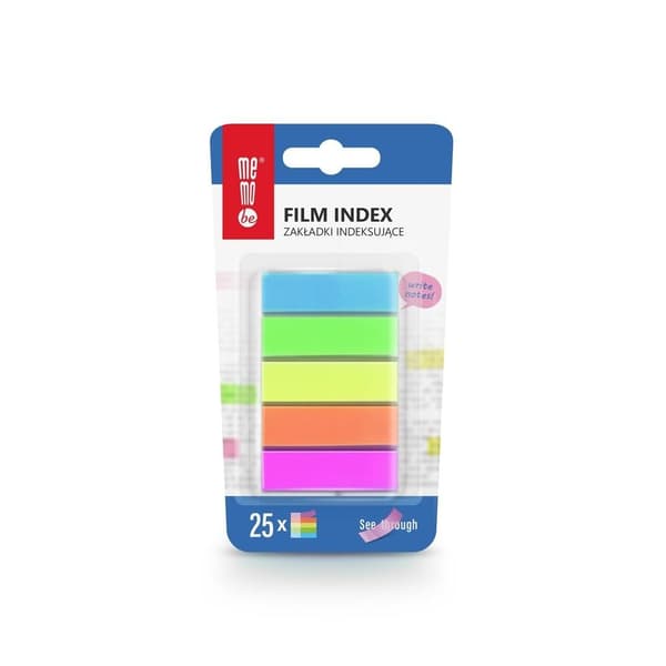 Indexflikar 12x45mm 5x25st MemoBe
