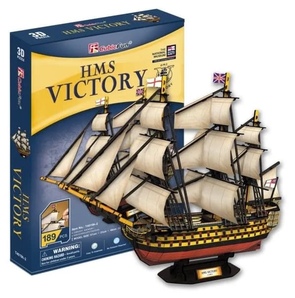 3D-PUSLESPIL SEJLSKIB HMS VICTORY 189 EL 0196