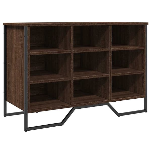 vidaXL skoskab brunt egetræ 90x38x61,5 cm