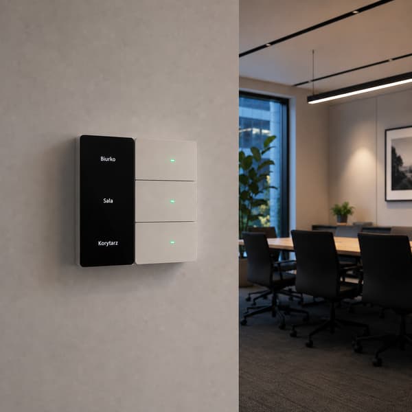 Vit Zigbee Tuya trippel väggströmbrytare med display
