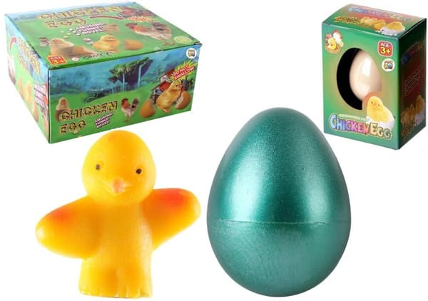 Ett ägg med en växande kyckling