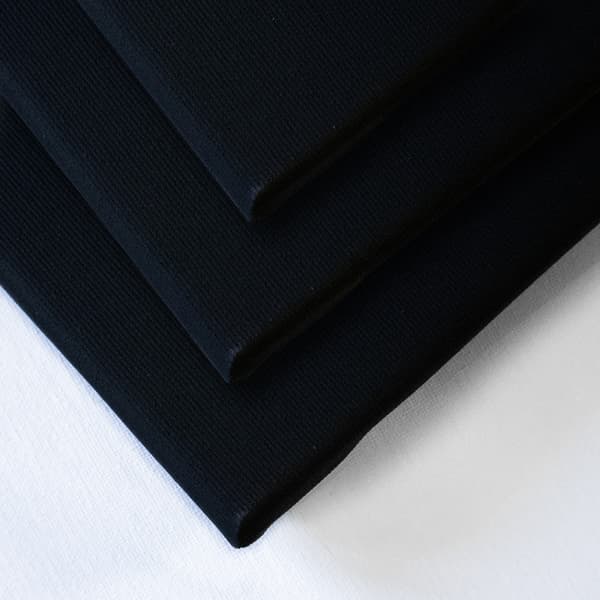 Malestøtte 80X120 cm sort lærred