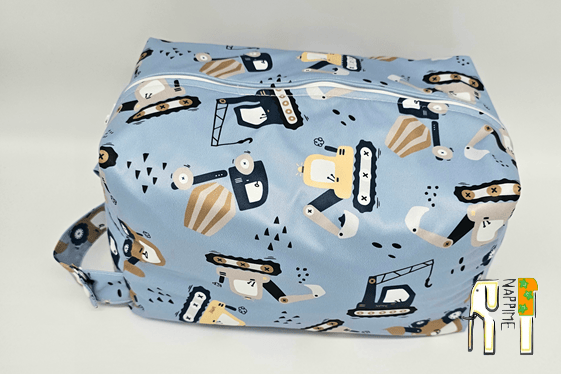 NappiMe Grävmaskinsformad blöjväska