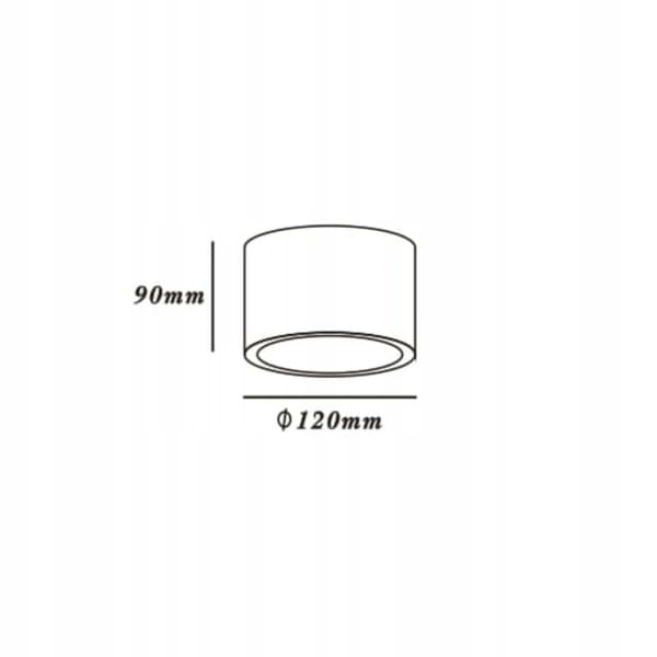 Light Prestige Camino GU10 loftlampe til overflademontering med bevægelsessensor, sort