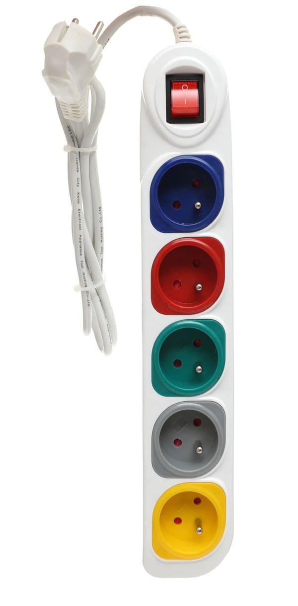 Stikdåse 5m 5 stik KD4010