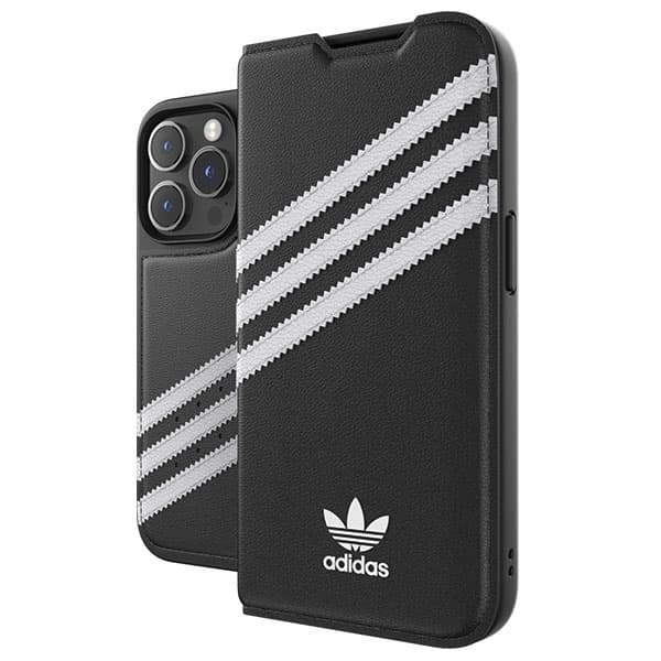 Adidas cover til iPhone 14 Pro i sort og hvid