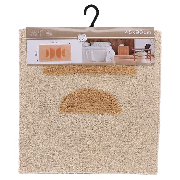 Bomullsmatta brun beige Mathys