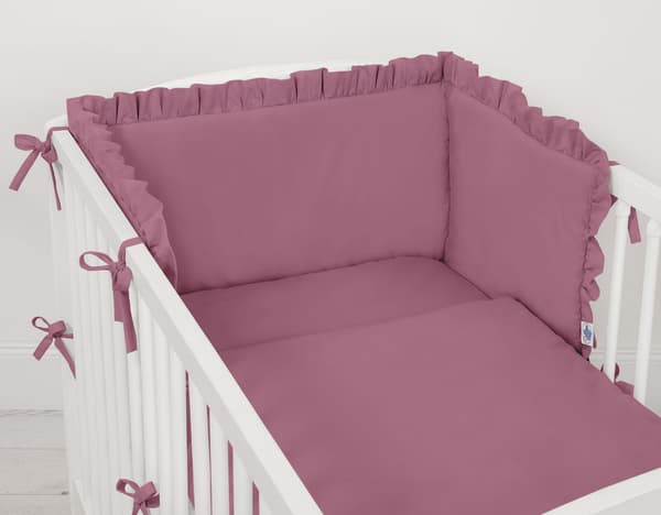 Universal sengesengseng med flæse - retro pink